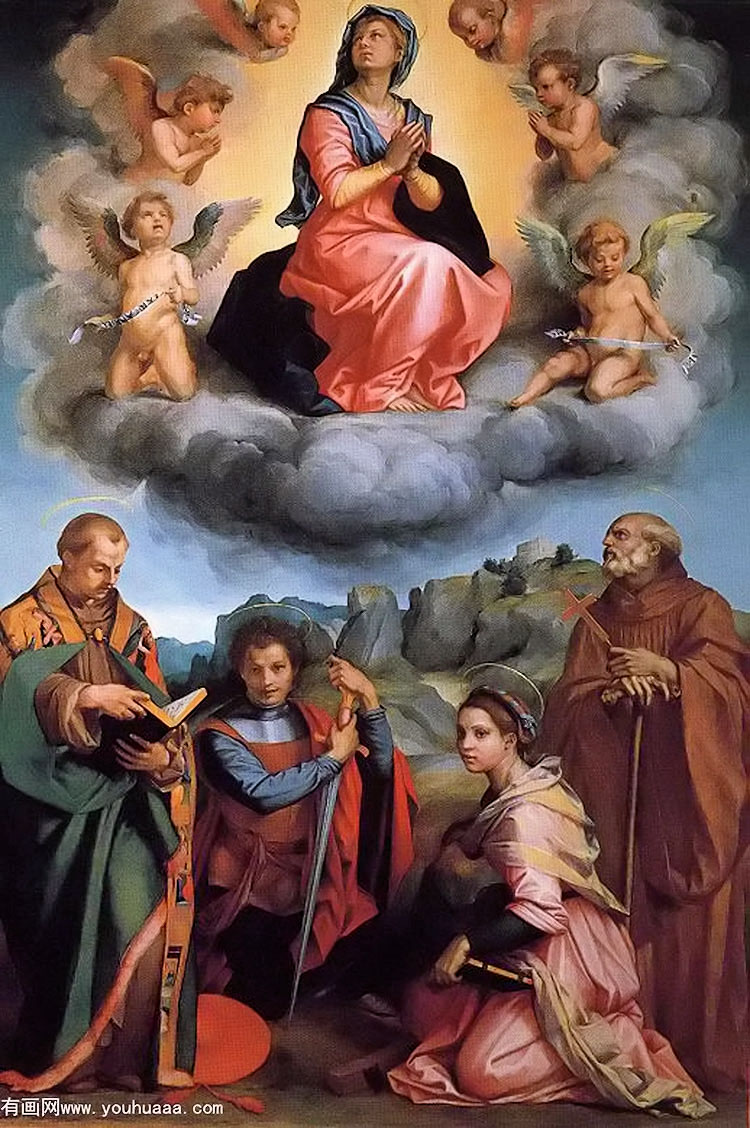 ʥĸʥͽ - virgin with four saints