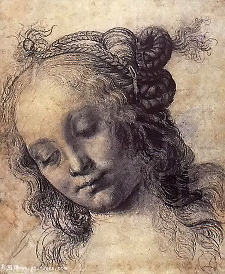 head of a girl (study)