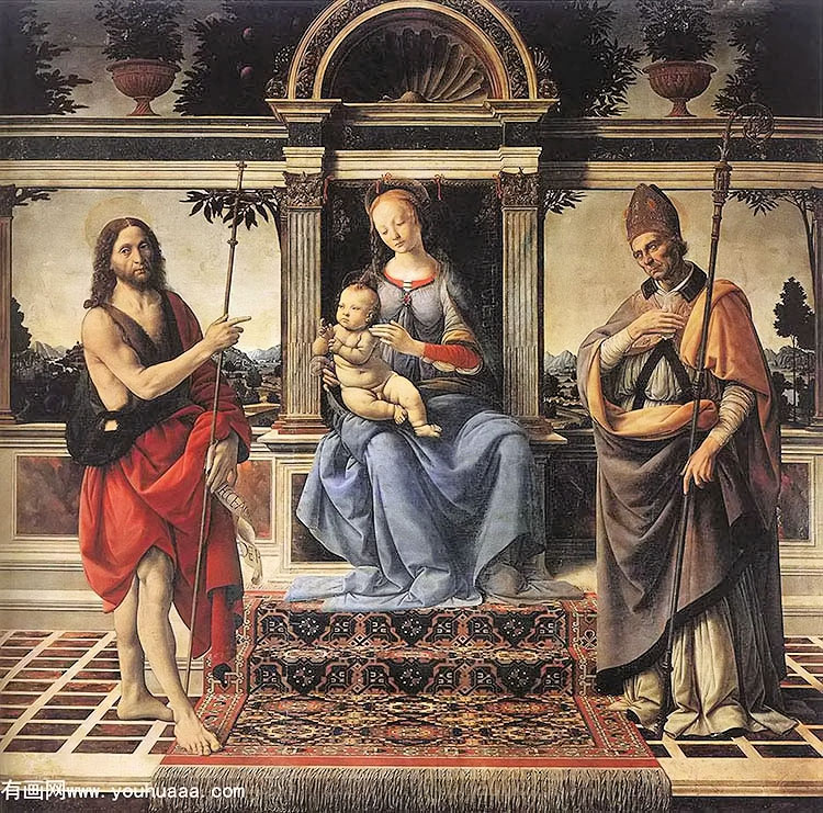 ʥĸӣʩϴʥԼͼ˹ - madonna with sts john the baptist and donatus