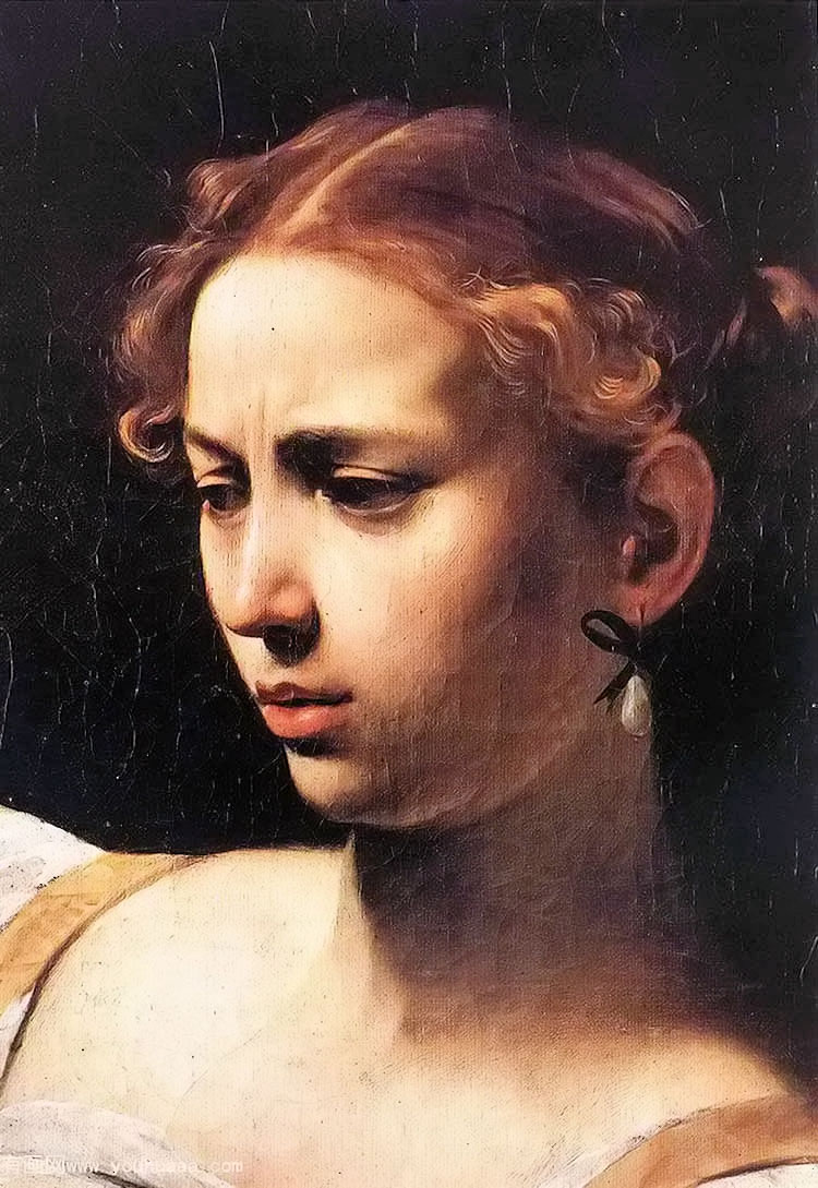 judith beheading holofernes [detail 1]