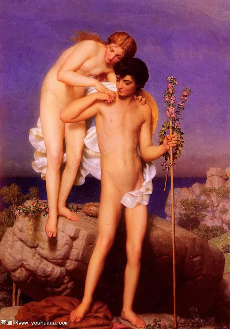 daphnis et chloe revenant de la montagne