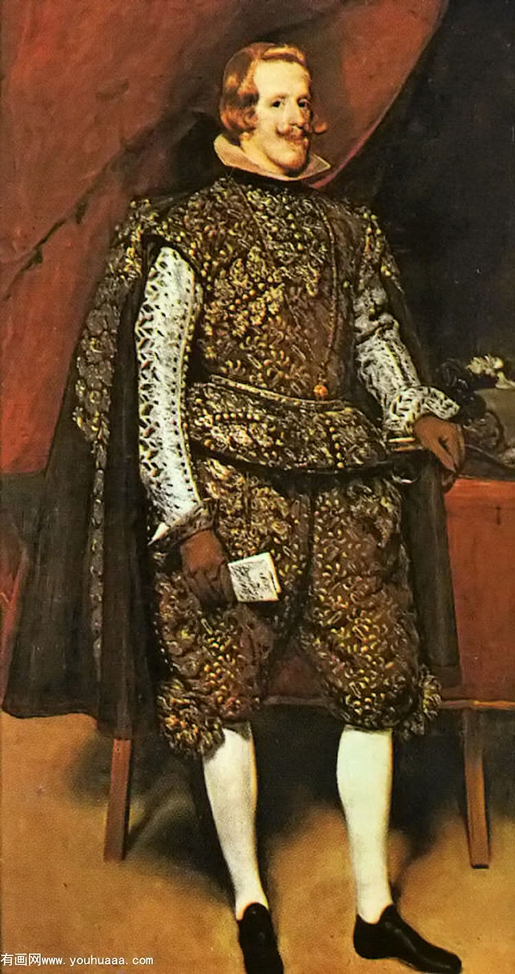 philip iv in brown and silver