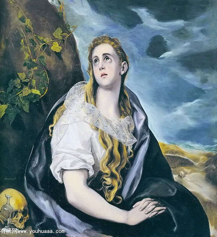 ڹĨ - mary magdalen in penitence