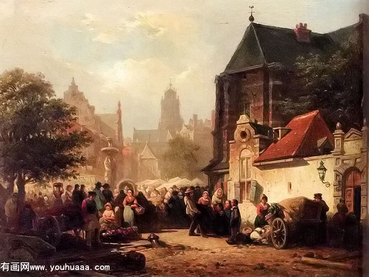 a market day in zaltbommel