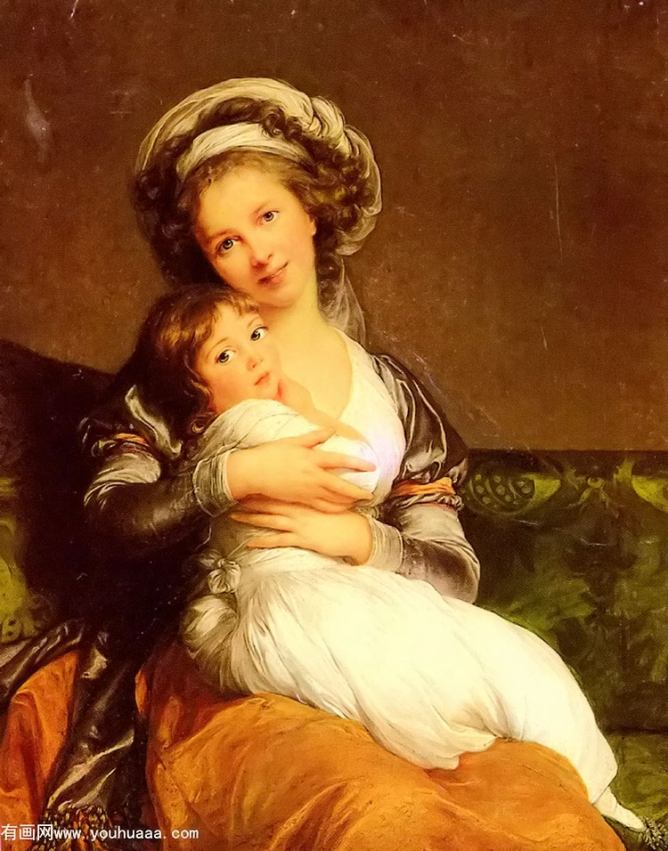 madame vigee lebrun et sa fille, jeanne lucie louise