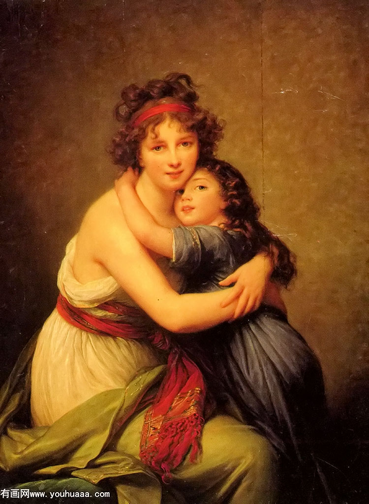 Ů - madame vigee le brun et sa fille