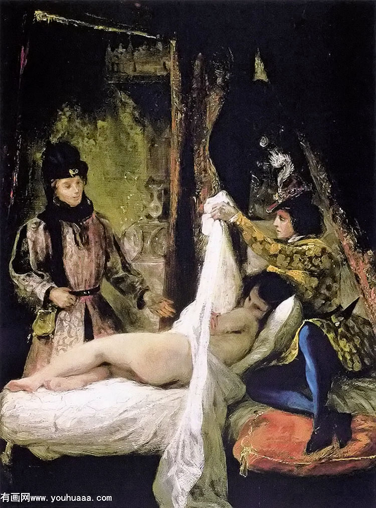 louis dorleans showing his mistress