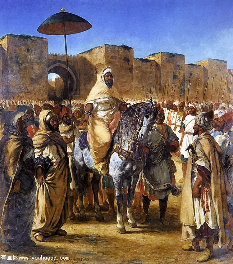 ĦյѲ - the sultan of morocco and his entourage