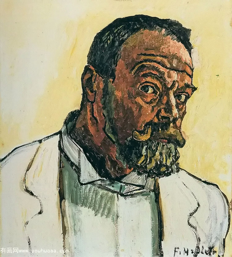 Ի - self portrait in painters smock