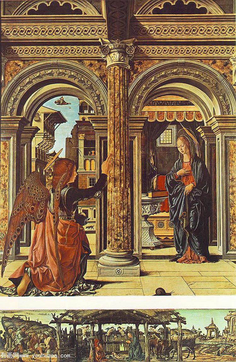 ʹϲ(̳װλ) - annunciation and nativity (altarpiece of observation)