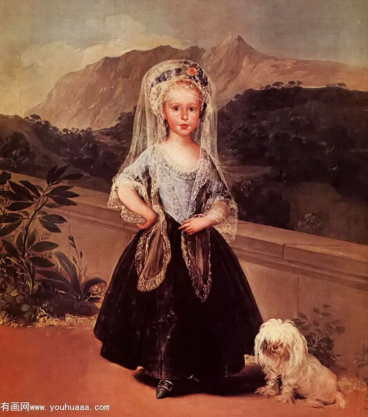 ɯС - portait of maria teresa de borbon y vallabriga