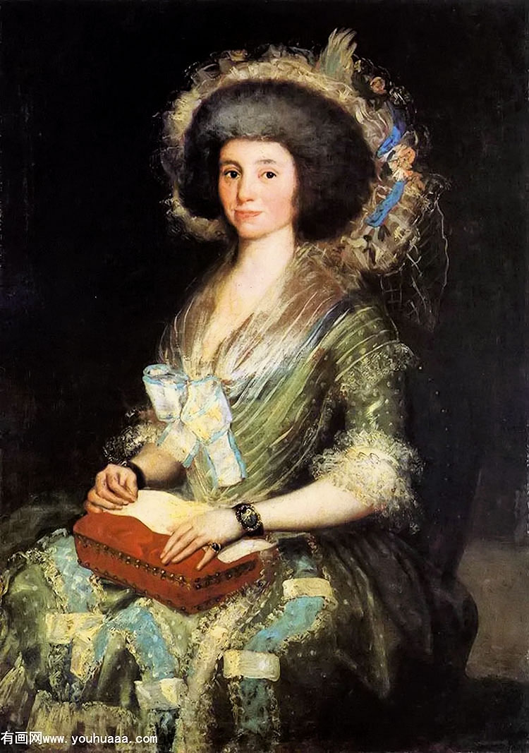 찲¹˹͡ϣķȵ - portrait of the wife of juan agustin cean bermdez