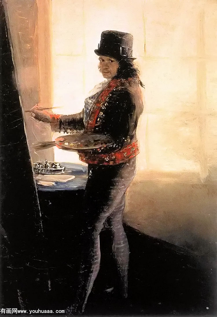 еԻ - self portrait in the workshop