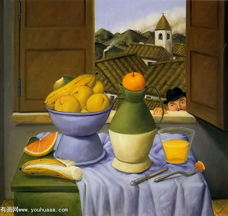 ǰ - still life in front of the window