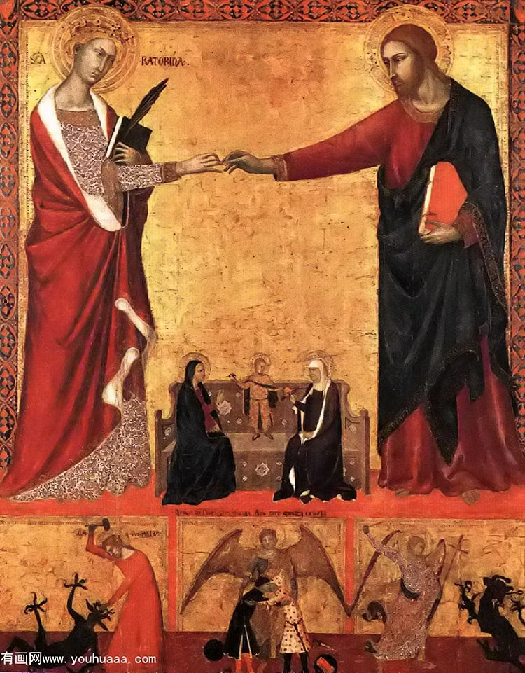 the mystical marriage of saint catherine