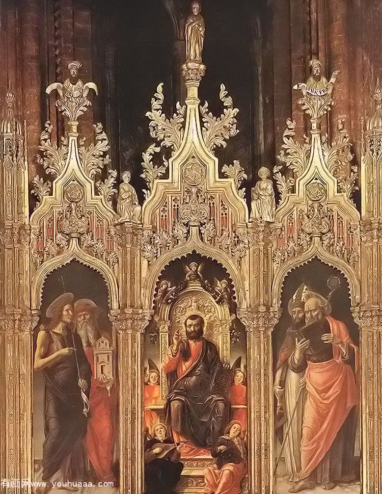 triptych of st mark