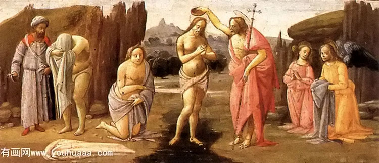 ϴ̳ - predella baptism of christ