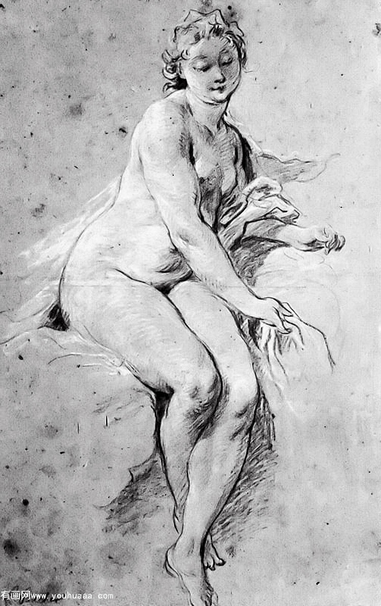 seated nude