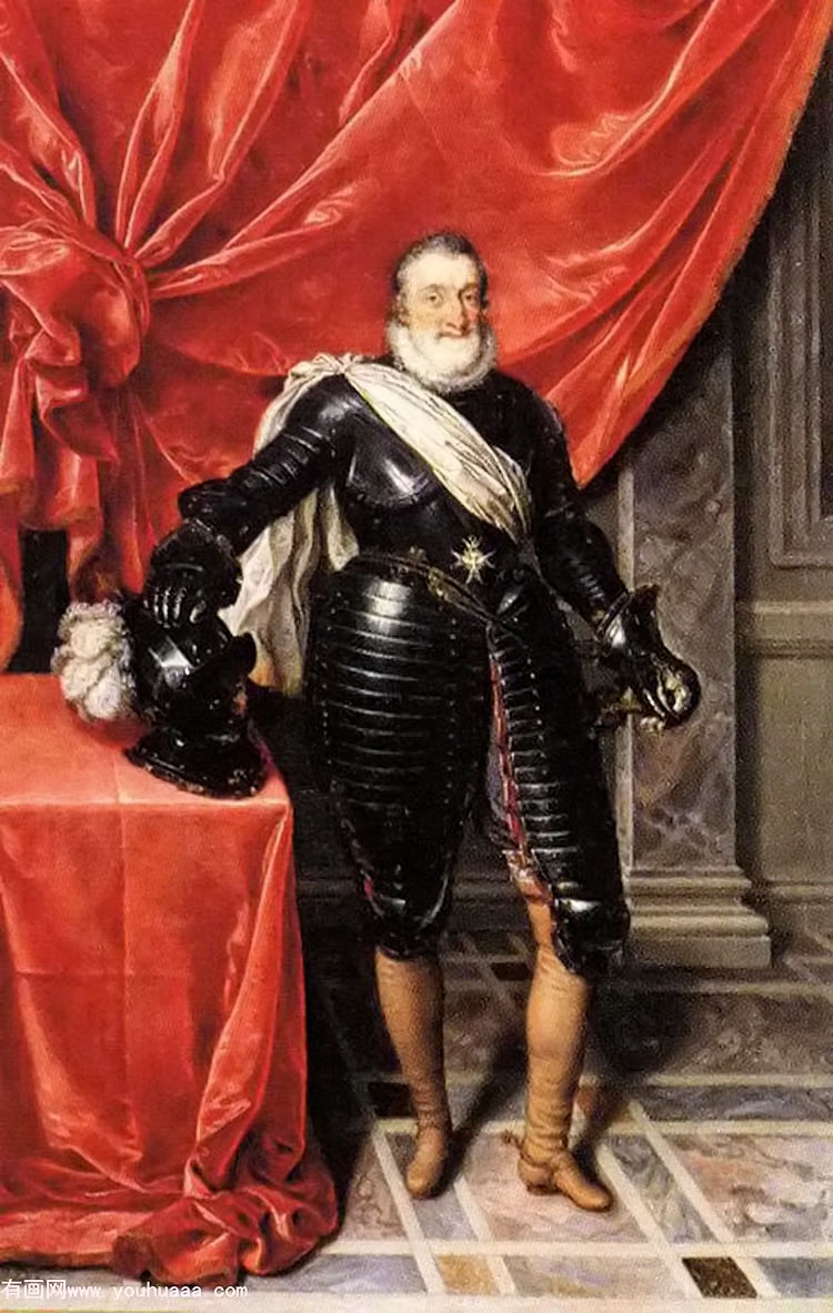 henry iv, king of france in armour