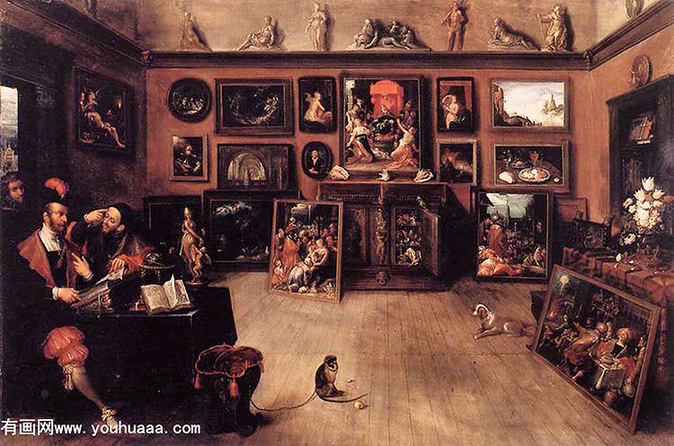 an antique dealers gallery