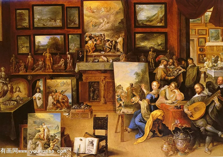 pictura, poesis and musica in a pronkkamer