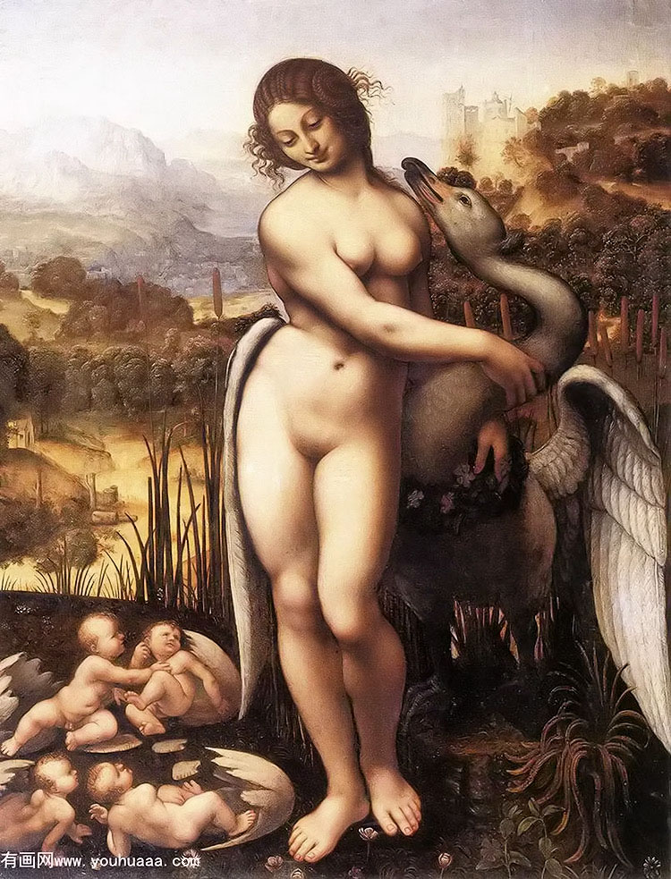 մ - leda and the swan