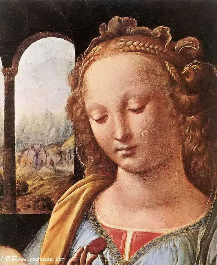 ֿܰʥĸ(ֲ1) - the madonna of the carnation [detail 1]