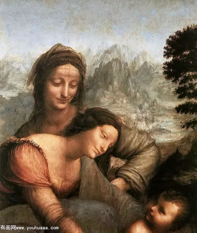 ʥĸʥ(ֲ1) - the virgin and child with st anne [detail 1]