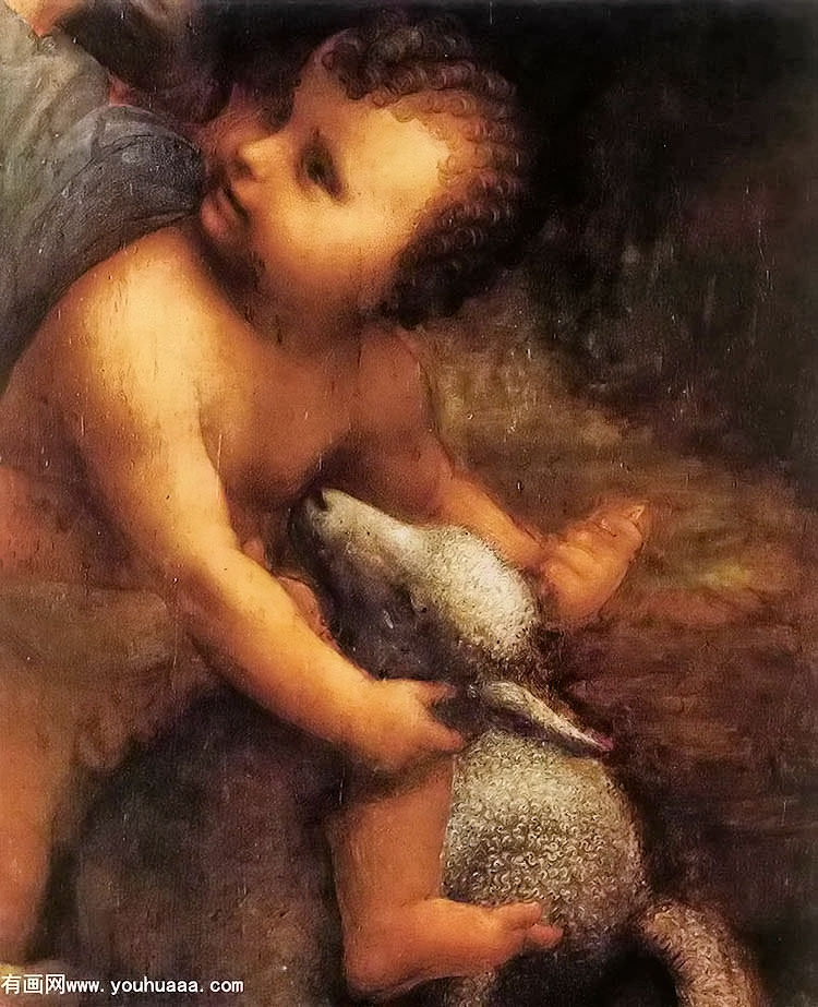 ʥĸʥ(ֲ2) - the virgin and child with st anne [detail 2]