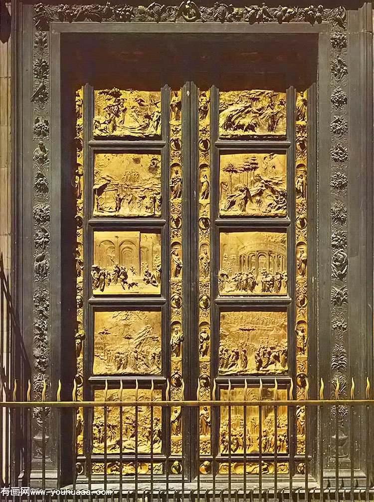 eastern door of the baptistry