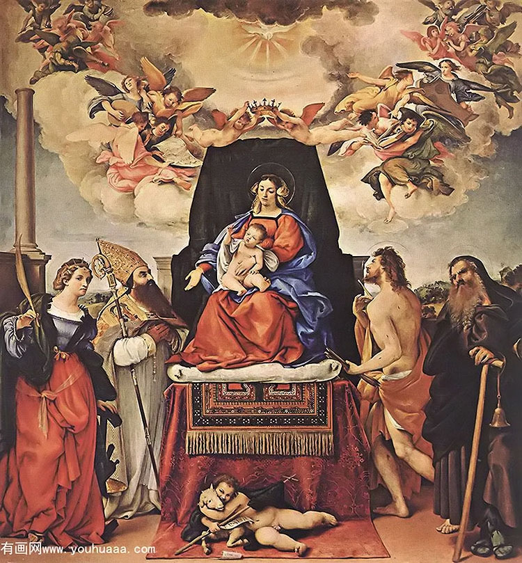 ʥĸʥͽ - madonna and child with saints