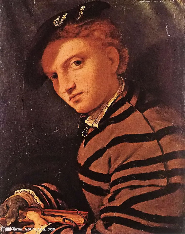 young man with book