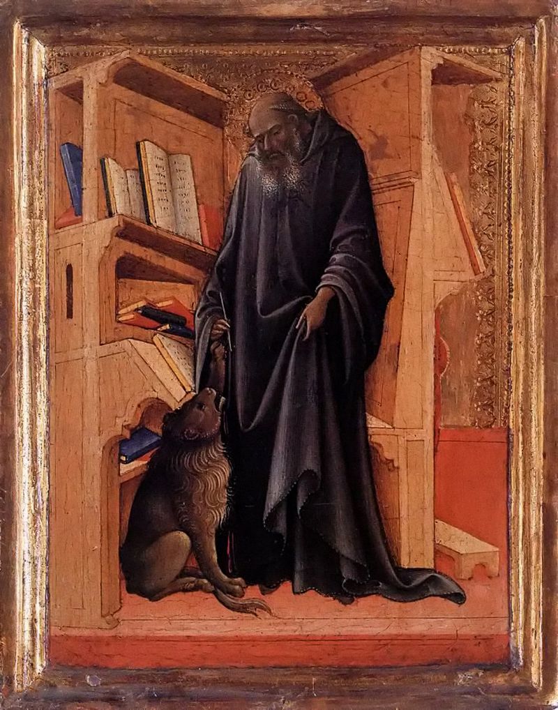 diptych st jerome