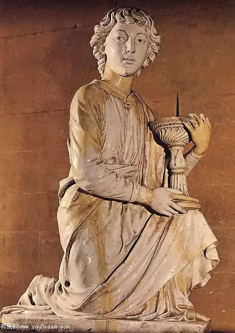 angel with candlestick