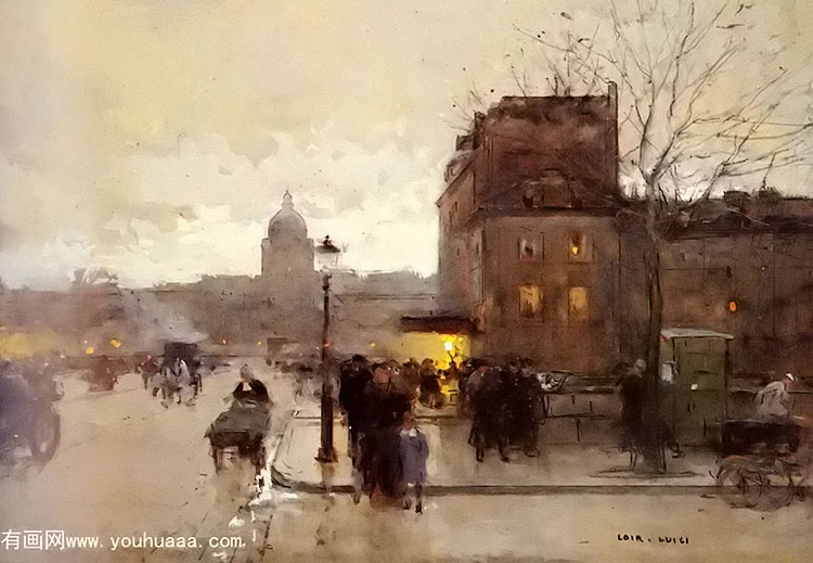 boulevard henri iv crepuscule