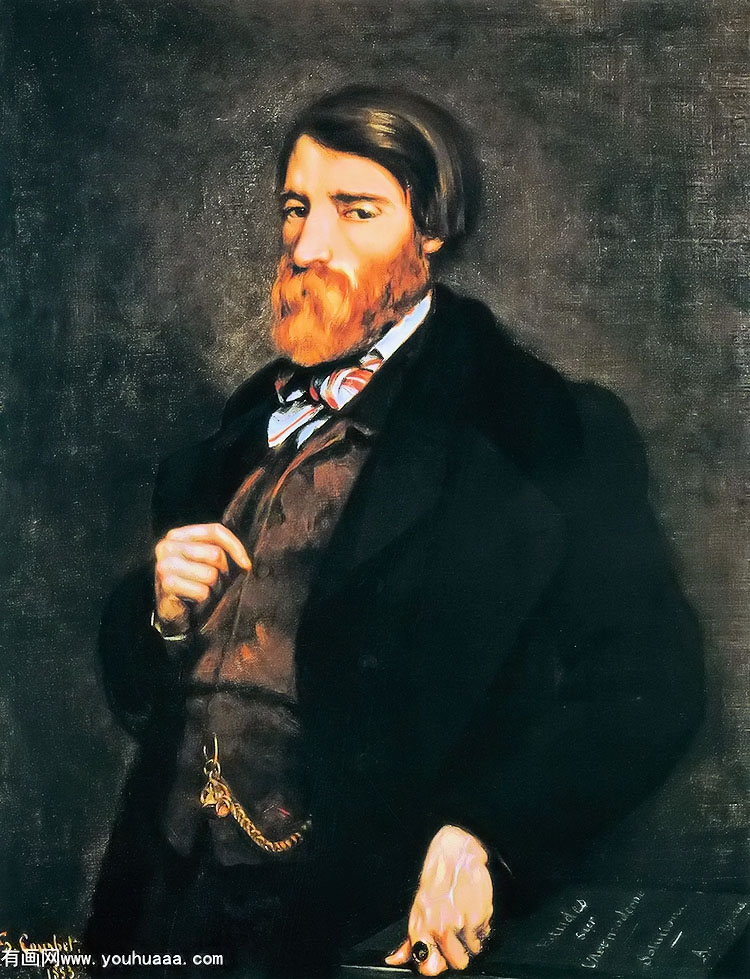 ׵¡³˹Ļ - portrait of alfred bruyas known as painting solution