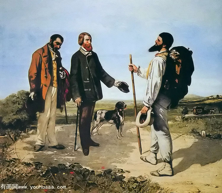 · - the meeting or bonjour monsieur courbet