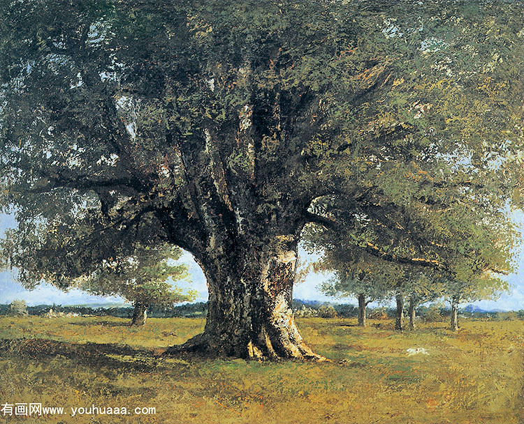 the oak tree at flagey called the oak of vercingetorix