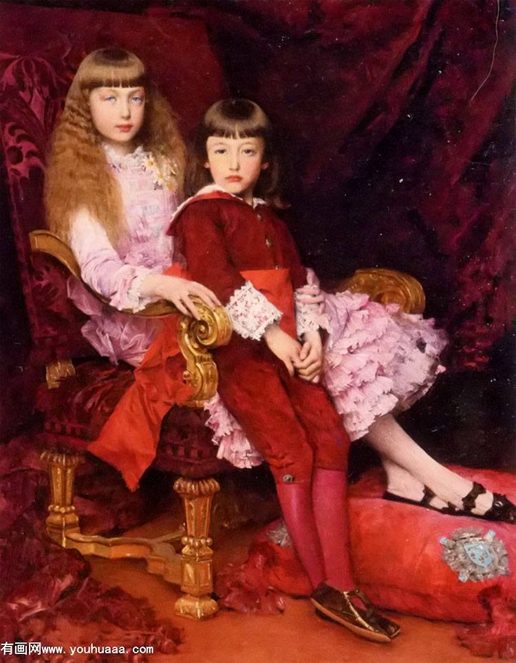 ˹ĺ - portrait of the duc de chartres children