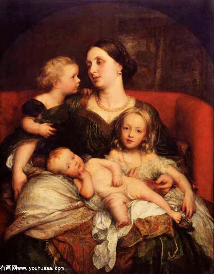 mrs george augustus frederick cavendish bentinck and her children