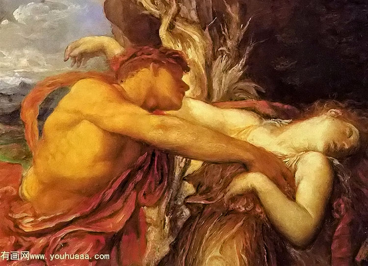 orpheus and eurydice (detail)