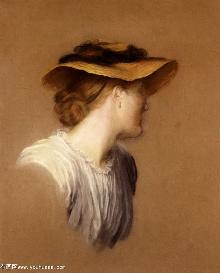 Ļ - portrait of the artists wife mary