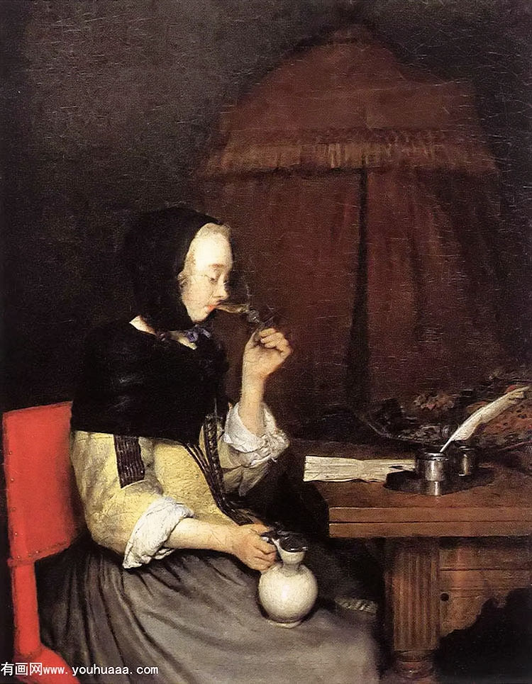 a woman drinking wine