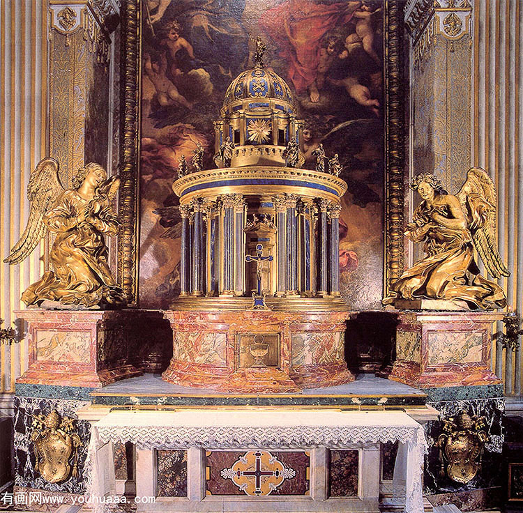 altar of the cappella del sacramento