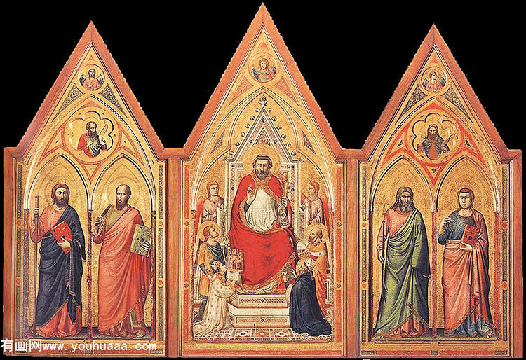 the stefaneschi triptych verso