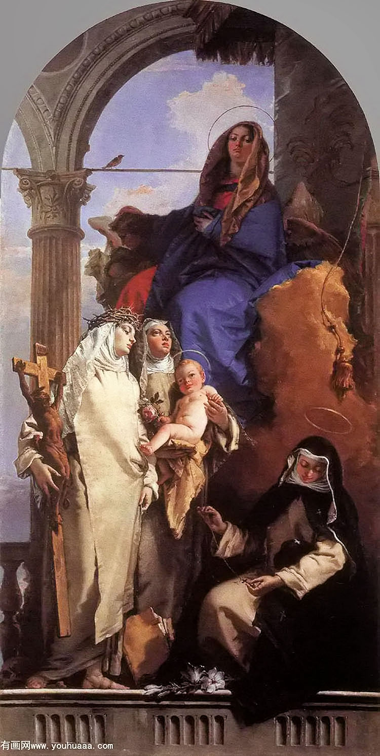 ʥĸڶʥͽǰ - the virgin appearing to dominican saints