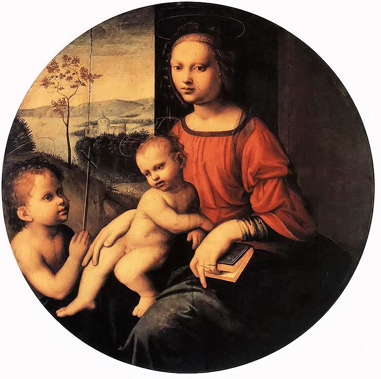 ʥĸСʩϴʥԼ - virgin and child with the infant st john the baptist