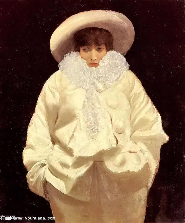 sarah bernhardt as pierrot