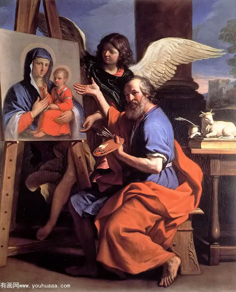 ʥ¬չʾʥĸ - st luke displaying a painting of the virgin