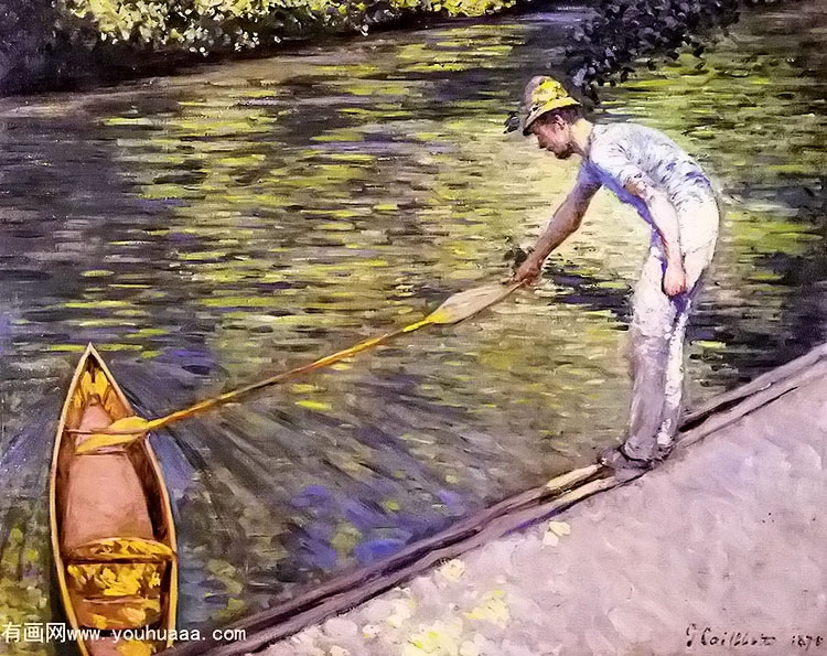 boater pulling on his perissoire